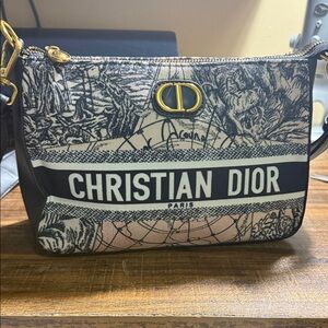 AAA  Black and Cream Crossbody Bag